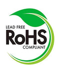 RoHS compliant lead-free certification logo for Washington Collection 3-Inch Center-To-Center Brushed Oil-Rubbed Bronze Cabinet Pull