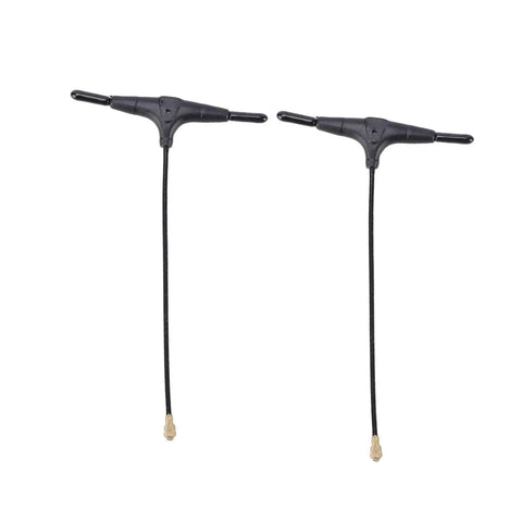 Dual Beefed Up 2.4G T Type Antenna For FPV Drones And RC Gear, 2.5 dBi Gain, 2400-2500MHz Range, Slim Lightweight Design