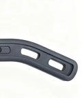 Close-up of black ergonomic grip from Table Saw Push Stick Set For TS6307 And TS630700, 2 Pack, Ergonomic Grip Push Rods For Safer Woodworking