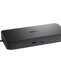 Smooth As Butter Thunderbolt 5 Docking Station Featuring 12 Versatile Ports And Quad Monitor Support For Lightning Fast Sync Plus Reliable 300W Charging To Get Your Workflow Locked In Tight, viewed from the side.