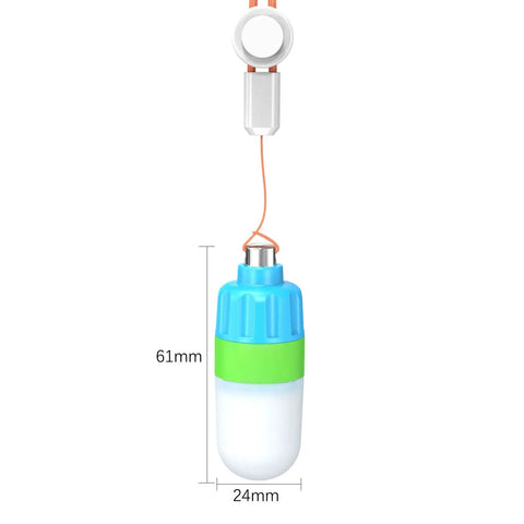 Underwater Signal Light For Diving IPX8 Submersible Beacon With Constant And Flashing Modes Blue Night Dive Light Mini Tank
