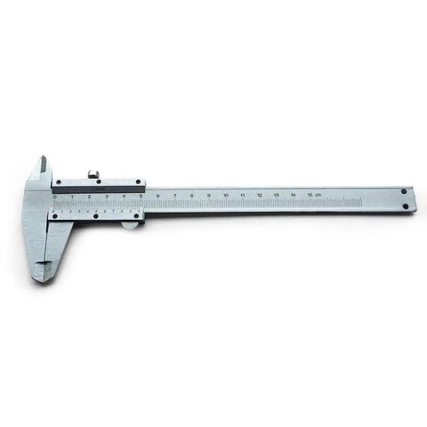 Stainless Steel Caliper Measuring Tool 150mm With 0.001 Inch And 0.02 mm Graduation, Inch, Metric And Fraction Readings, 5 Inch Jaw Depth (125mm)