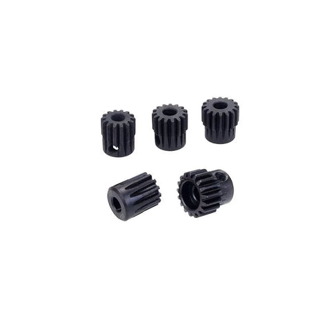 Pro Grade Hardened Metal RC Pinion Gear Set 5mm Shaft 32P 13T 14T 15T 16T 17T for RC Buggy And Monster Truck 0.8 Metric Pitch Compatible
