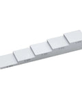 Five Step Calibration Block For Thickness Gauge 0.1 To 0.5 Inches Calibrates Thickness And Linearity Portable Carbon Steel Tool