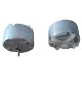 Two Pack Small DC Micro Motors 3.0V To 12V Range, 6V Nominal, 2700RPM No-Load, 2200RPM Rated, Metal Body, 32x19mm, 8x2mm Shaft