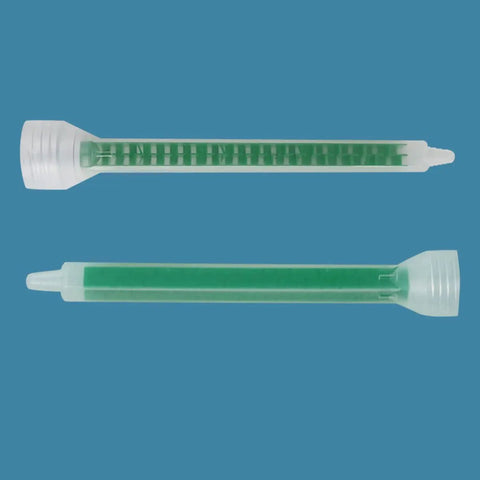Pro-Grade Static Mixing Nozzles For Epoxy Adhesives, 24-Element Tip Mixer, Supports 1:1 And 1:2 Ratios, durable design