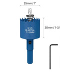 1 Inch Bi Metal Hole Saw With Center Drill For Quick Clean Holes In Wood Plastic Drywall And Thin Sheet Metal kit with drill bits
