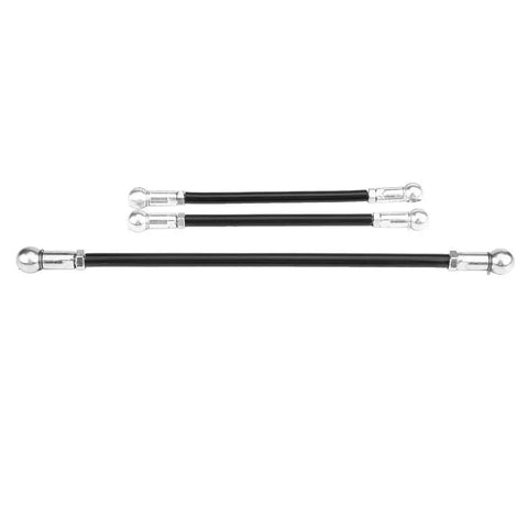 Direct Swap Transmission Linkage Set For 106 And Saxo, Aircraft Grade Aluminum, 3 Pieces, Tough Wear Proof Shift Rods, Lightweight Easy Install, Snappy Shifts For 1991 To 2003 Auto Repairs And DIYers, 3 rods