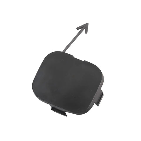 Subaru XV Crosstrek Front Bumper Tow Hook Cover Cap Replacement 2013 2014 2015 Unpainted Finish shown with arrow indicator