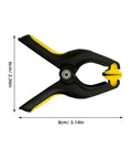 Eight Pack LCD Screen Fastening Clamps with Scratch Free Sponge Pads for Even Pressure and Seamless Phone and Tablet Repairs
