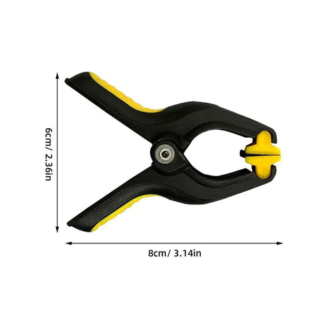 Eight Pack LCD Screen Fastening Clamps with Scratch Free Sponge Pads for Even Pressure and Seamless Phone and Tablet Repairs