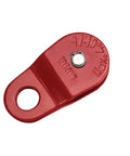 Heavy Duty Snatch Block Without Hook For ATV Winches That Doubles Your Pull Power Fits Three Sixteenth Inch Cables Works With All ATV Winches Semi Permanent Mount Angled Pulls Cut Heat Build Up And Amp Draw, red zinc steel