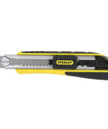FatMax Snap-Off Knife 18mm Heavy Duty Utility Knife With Rust-Resistant Stainless Barrel, 6-Blade Cartridge For Instant Blade Changes