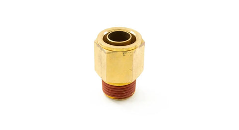 Half Inch Male NPT to Three Quarter Inch Push To Connect Brass Air Line Pneumatic Fitting Durable Brass Construction DOT Rated