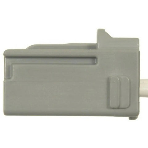 Hvac Blower Motor Resistor Connector Pigtail Wire Plug Harness For Gm Cars Trucks, grey 2-terminal aux connector, side view.