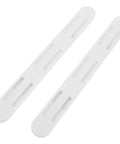 Two Pack Soft Closing Plastic Drawer Slides With Self Adhesive Mounting For Kitchen And Bathroom Cabinets Quiet Operation No Mess Easy Install