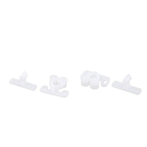 Three Piece Door Roller Kit With Double Ball Catch For Cabinet Closet Wardrobe Dresser And Drawer Doors Easy To Install Screws Not Included Durable White Rollers