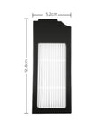 Deebot X1 Replacement Parts Kit For ECOVACS Deebot X1 Omni Turbo Plus Robotic Vacuum Cleaner filter dimensions 12.8x5.2cm