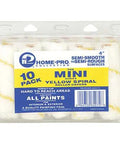 Heavy Gauge Aluminum Sausage Gun For Shower Systems 20 Oz Cartridge Tile Mortar Tool With Three Spare Tips Smooth Grip Trigger, 10 pack of 4-inch yellow spiral roller covers for semi-smooth surfaces.