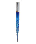 Beast Tungsten Cemented Carbide End Mill With Blue Super Hard Coating, 2 Flute Milling Cutter, corner radius 0.5mm, diameter 8mm