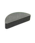 Close-up of a single Woodruff key from the Honda GX Series Crankshaft Flywheel Woodruff Key 10 Pack for GX120 GX160 GX200 Engines.