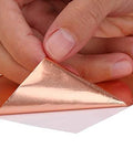 Hand peeling Copper Foil Sheets With Conductive Adhesive Tape For Guitar Crafts And Electrical Repairs, waterproof copper shielding