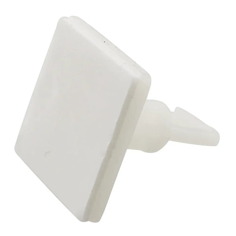 Sticky PCB Spacer Adhesive Standoffs Plastic Columns White 25 Pieces 20mm Square Base With 22.8mm Height Buckle Design