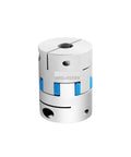 Dead Nuts Accurate Flexible Jaw Shaft Coupler For Servo Motors, aluminum body, designed for precise power transfer in robotics.