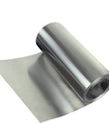 Heavy Duty Workhorse Pure Titanium Foil Sheet 0.5mm Thick By 600mm Long By 200mm Wide Silver Gray Metal Belt unrolled.
