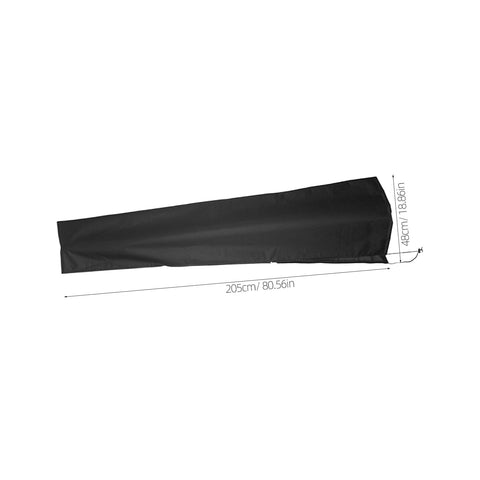 Built Tough Heavy Duty Patio Umbrella Cover With Zipper For Cantilever And Garden Umbrellas Weatherproof Polyester Fabric