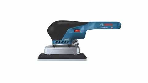 GSS18V-40N 18V Brushless Sheet Orbital Finishing Sander Bare Tool with compact ergonomic design side view