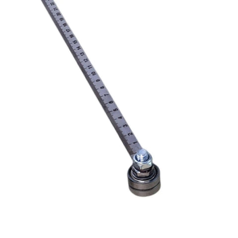 Heavy Duty Circular Saw Guide Rail Track Featuring Quick Lock Alloy Fence And Ridiculously Smooth Bearings For Dead On Precision Lumber Cutting Every Single Day with measuring strip.