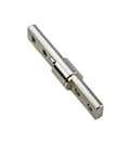 Constant Torque Position Control Hinge 10x57mm Concealed Damping Rotary Shaft Gate Hinge Silver Finish