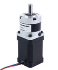 High Torque Nema 17 Stepper Motor With Planetary Gearbox Ten To One Ratio And Built In Shaft Coupling
