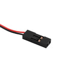Connector with red and black wiring for Lit Side Marker Lights For RC Cars 10x10mm Three Color White Yellow Red With 450mm Wiring