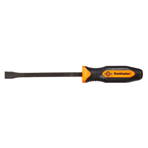 Dominator Pro 3 Piece Pry Bar Set With 12 Inch, 17 Inch And 25 Inch Curved Pry Bars In Orange, Ergonomic Two Composite Handle for grip