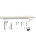 Heavy Duty Dual Pneumatic Door Closer Kit for Storm Screens and Security Doors Twin Closers showing components kit
