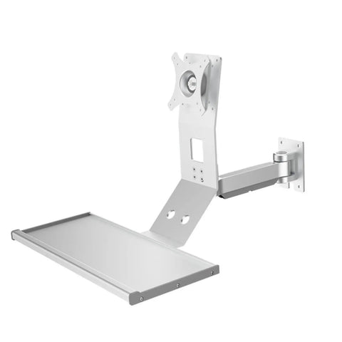 Get Your Workspace Legit With This Premium Monitor Mount Built To Fit Wall Or Desk Surfaces offering angle adjustment and stability.