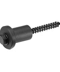 Close-up of a black clamp screw from Sliding Barn Door Track Connectors Set With Wall Spacers Expansion Tubes And Clamp Screws For Easy Diy Installation On Various Door Types Versatile Hardware For Home Projects.