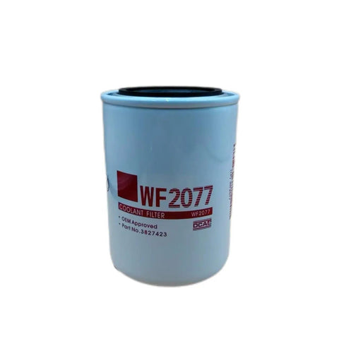 Coolant Filter With Base For Cummins B6.7 And ISL9 Engines Replacement P554685 WF2077 Cross Reference To Fleetguard John Deere Donaldson Three Eighths Inch NPT Spin On Head Fits Freightliner International Ford Peterbilt Kenworth Mack Trucks