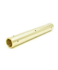 Brass waterjet cylinder liner SP-69-10 for intensifier pump; hollow cylindrical part with drilled holes