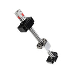 Beefed Up Anti Backlash Ball Screw Set For Machinery With Coupling, 500mm long, shown in metal with precision drive built for SFU series