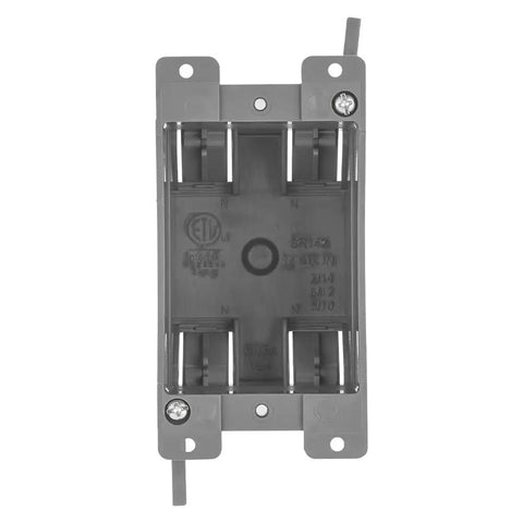 One Gang 14 Cu In PVC Old Construction Electrical Switch And Outlet Junction Box For Old Work Retrofit Ready J Box