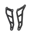 Dope Exhaust Hanger Bracket For Vtr1000 Sp2 Bike With Twin Pipe Kit To Hold Mufflers Tight And Look Rad On Your Ride Today, black metal pair