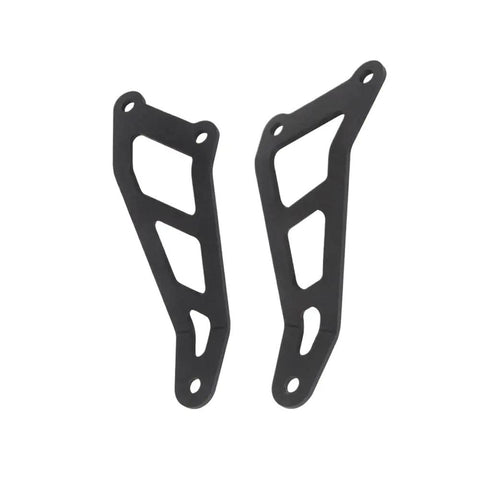 Dope Exhaust Hanger Bracket For Vtr1000 Sp2 Bike With Twin Pipe Kit To Hold Mufflers Tight And Look Rad On Your Ride Today, black metal pair