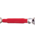 Top Link Standard Duty Replacement for Heavy Equipment Fits CAT 0 Ball and Ball Joint 280mm Minimum Length Beefy Steel Built Tough for Tractors and Skid Steers Easy Install Reliable Performance for Real World Work red steel top link with CAT 0 ball joints