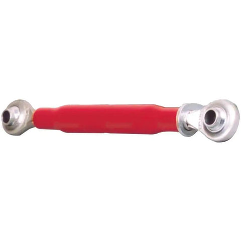 Top Link Standard Duty Replacement for Heavy Equipment Fits CAT 0 Ball and Ball Joint 280mm Minimum Length Beefy Steel Built Tough for Tractors and Skid Steers Easy Install Reliable Performance for Real World Work red steel top link with CAT 0 ball joints