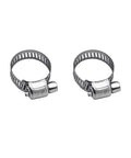 Two metal clamps from Big Bear 350 Fuel Gas Tank Switch Petcock Valve Kit For Yamaha YFM350 Big Bear 2WD 1996 1999 YFM350F 4WD 1987 1999