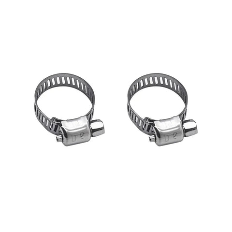 Two metal clamps from Big Bear 350 Fuel Gas Tank Switch Petcock Valve Kit For Yamaha YFM350 Big Bear 2WD 1996 1999 YFM350F 4WD 1987 1999