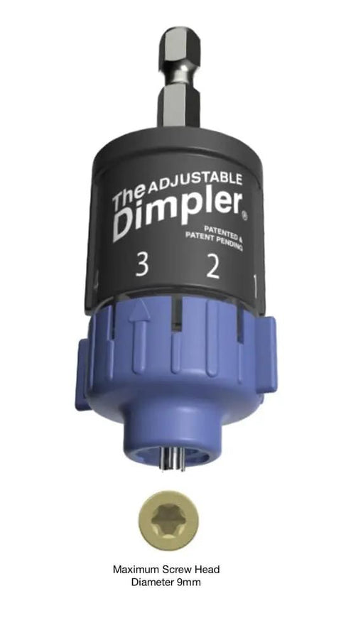 Adjustable Drywall Bit And Screw Gun Attachment with magnetic bit holder for accurate fastening, maximum screw head diameter 9mm.